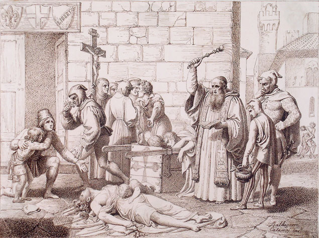 Baldassarre Calamai, an episode of the plague in Florence